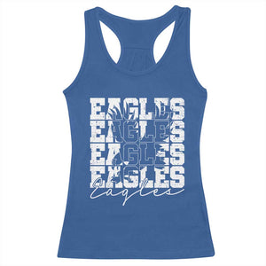 Vintage Eagles Bird Inspirational Racerback Tank Top 90s Style Classic Eagles Fly TS10 Royal Blue Print Your Wear