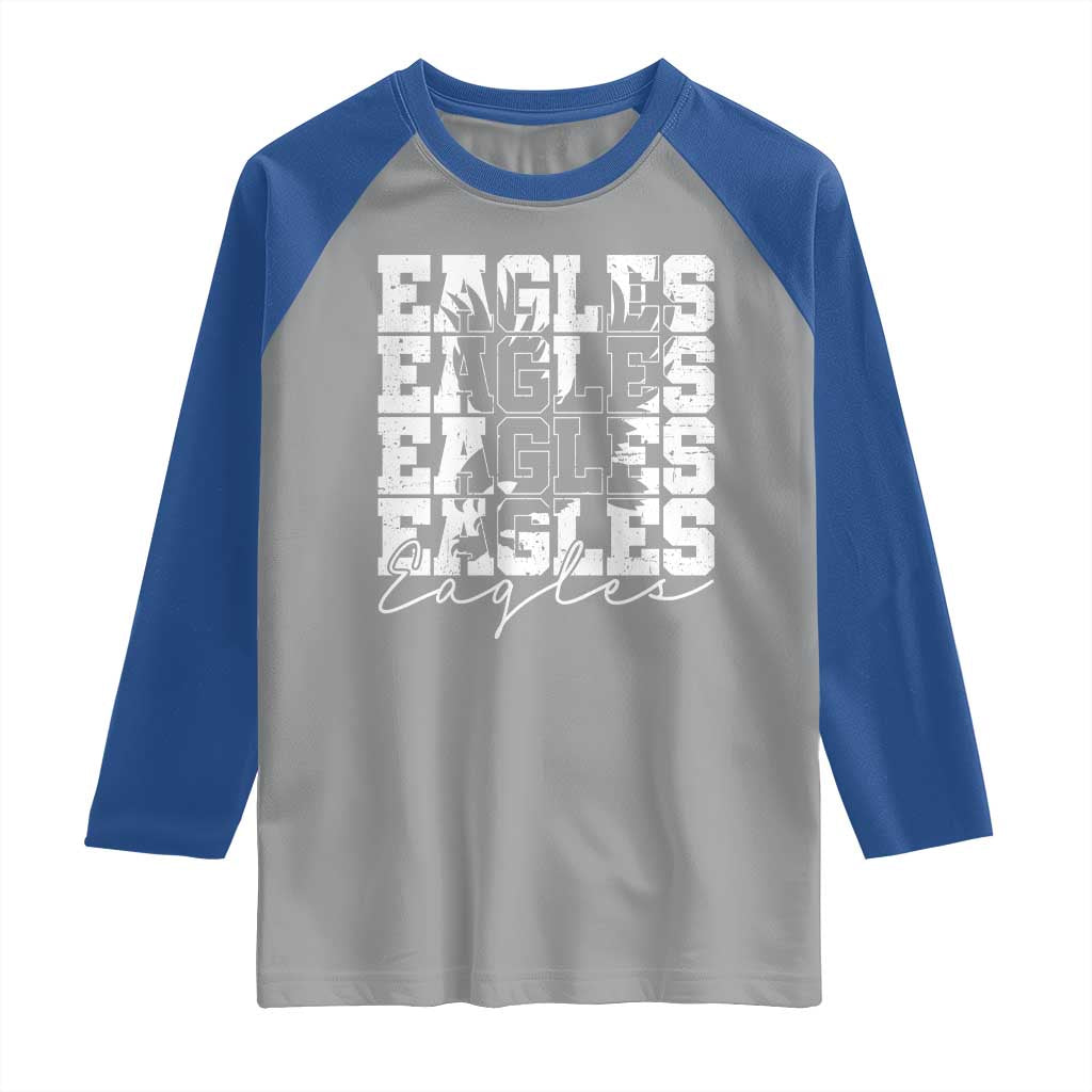 Vintage EF Bird Inspirational Raglan Shirt 90s Style Classic PFE Fly TS10 Sport Gray Royal Print Your Wear
