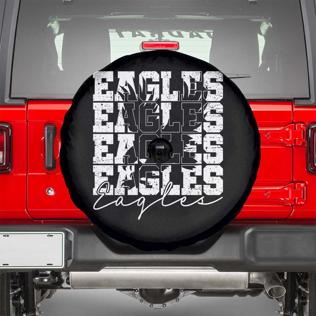 Vintage EF Bird Inspirational Spare Tire Cover 90s Style Classic PFE Fly TS10 Black Print Your Wear