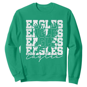 Vintage EF Bird Inspirational Sweatshirt 90s Style Classic PFE Fly TS10 Irish Green Print Your Wear