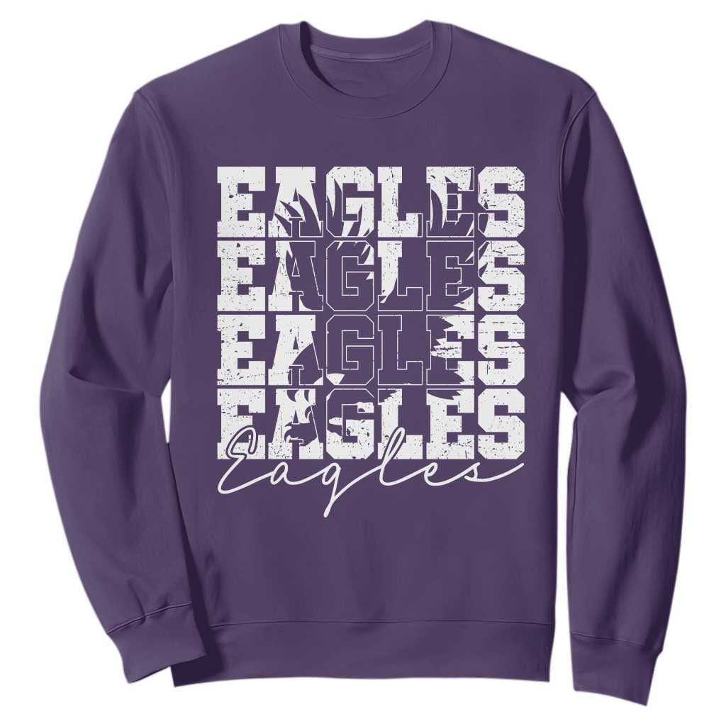 Vintage EF Bird Inspirational Sweatshirt 90s Style Classic PFE Fly TS10 Purple Print Your Wear