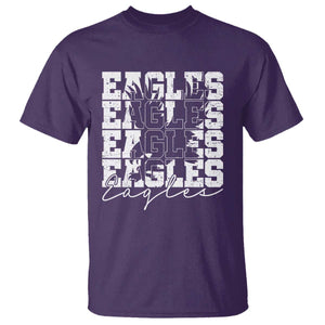 Vintage Eagles Bird Inspirational T Shirt 90s Style Classic Eagles Fly TS10 Purple Print Your Wear