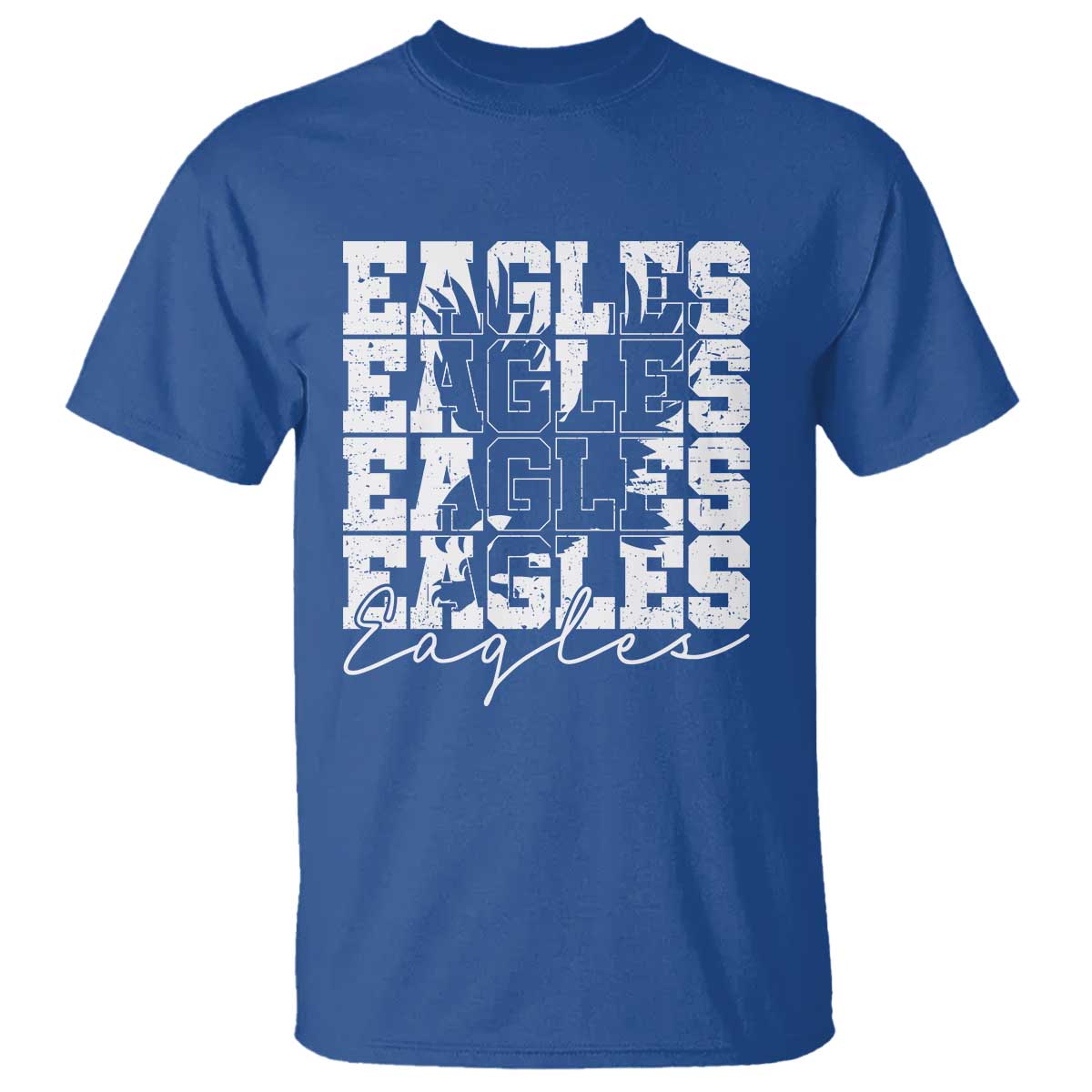 Vintage EF Bird Inspirational T Shirt 90s Style Classic PFE Fly TS10 Royal Blue Print Your Wear