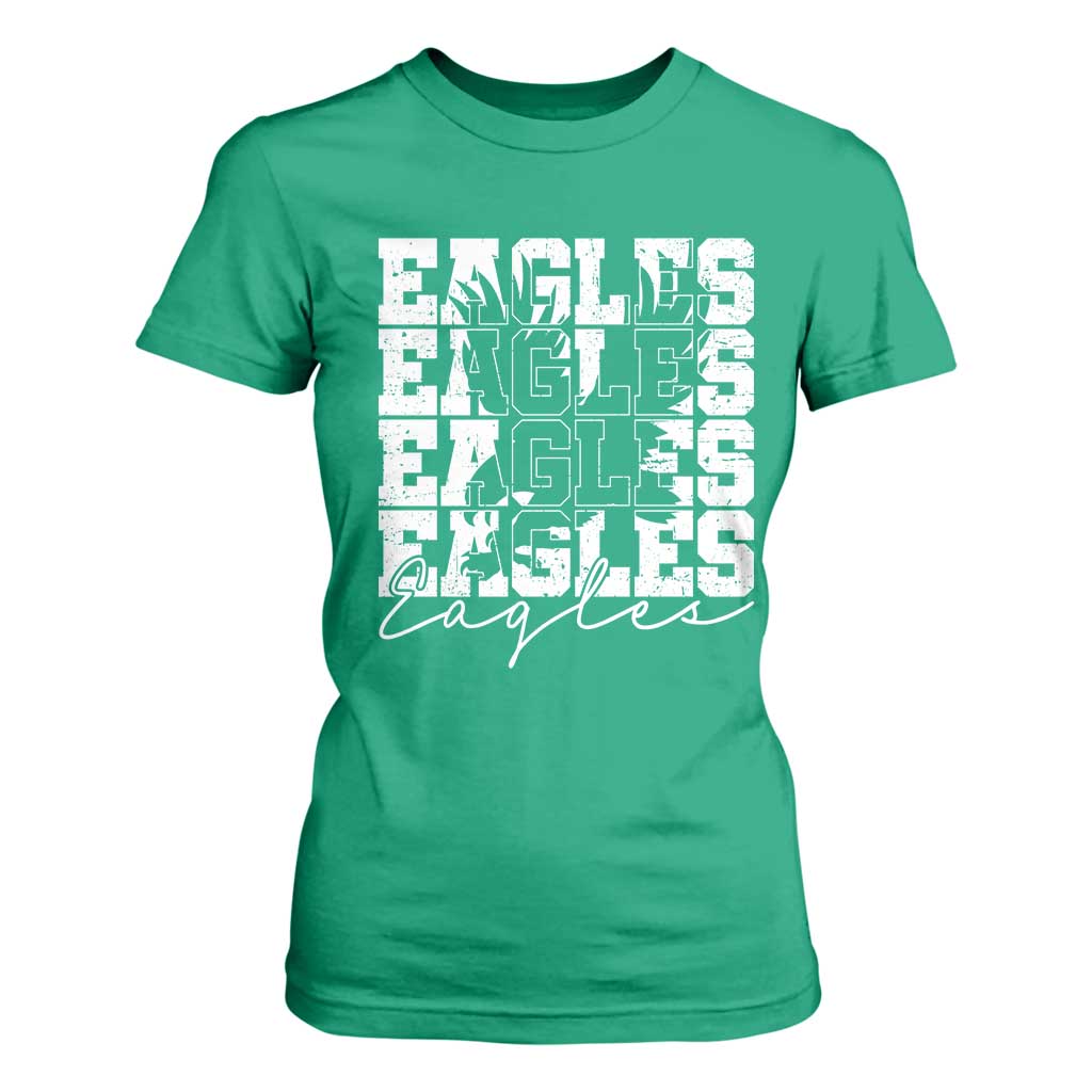 Vintage Eagles Bird Inspirational T Shirt For Women 90s Style Classic Eagles Fly TS10 Irish Green Print Your Wear