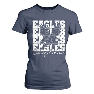 Vintage Eagles Bird Inspirational T Shirt For Women 90s Style Classic Eagles Fly TS10 Navy Print Your Wear