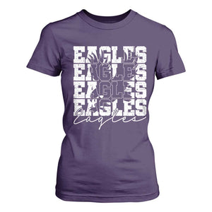 Vintage Eagles Bird Inspirational T Shirt For Women 90s Style Classic Eagles Fly TS10 Purple Print Your Wear