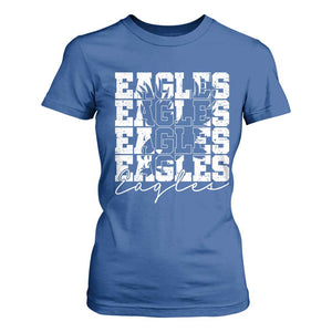 Vintage EF Bird Inspirational T Shirt For Women 90s Style Classic PFE Fly TS10 Royal Blue Print Your Wear