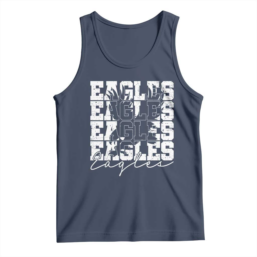 Vintage EF Bird Inspirational Tank Top 90s Style Classic PFE Fly TS10 Navy Print Your Wear
