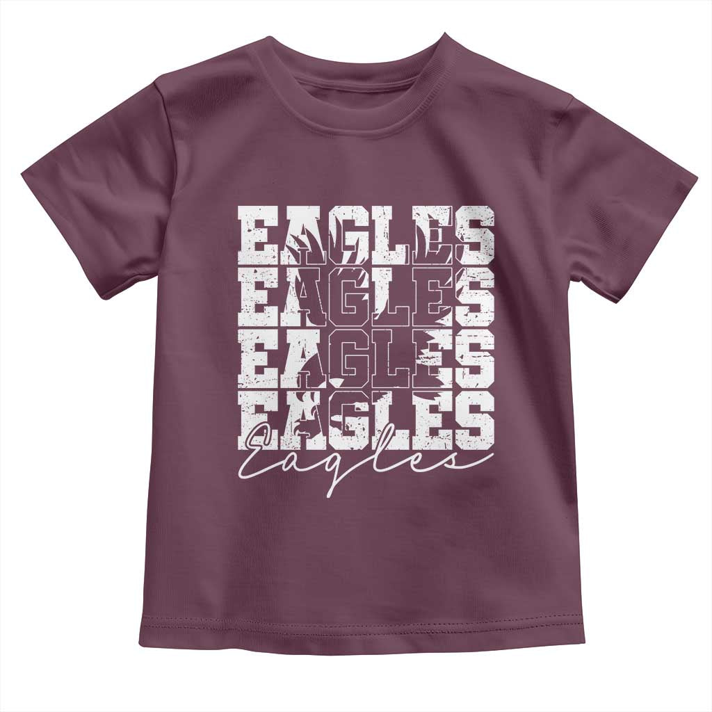 Vintage EF Bird Inspirational Toddler T Shirt 90s Style Classic PFE Fly TS10 Maroon Print Your Wear