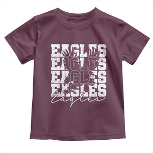 Vintage Eagles Bird Inspirational Toddler T Shirt 90s Style Classic Eagles Fly TS10 Maroon Print Your Wear