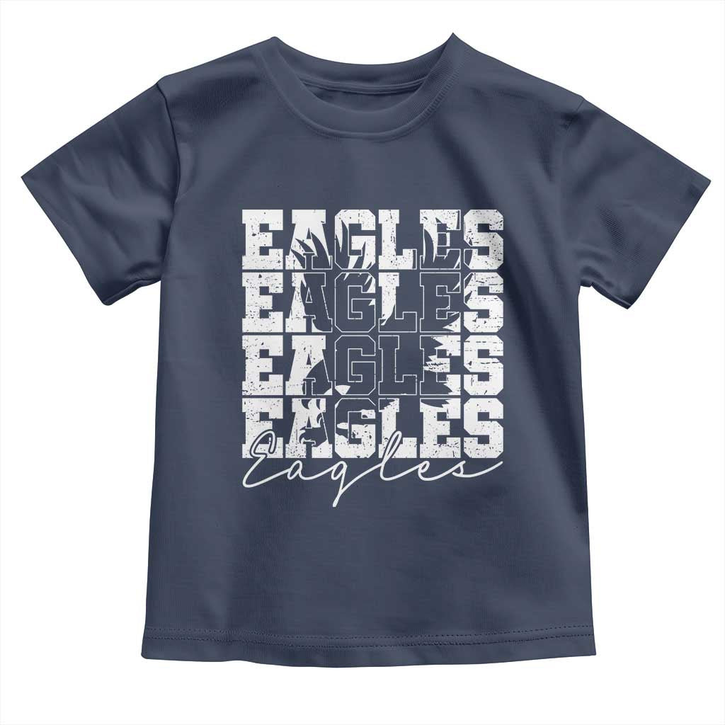 Vintage EF Bird Inspirational Toddler T Shirt 90s Style Classic PFE Fly TS10 Navy Print Your Wear