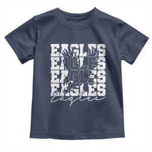 Vintage Eagles Bird Inspirational Toddler T Shirt 90s Style Classic Eagles Fly TS10 Navy Print Your Wear