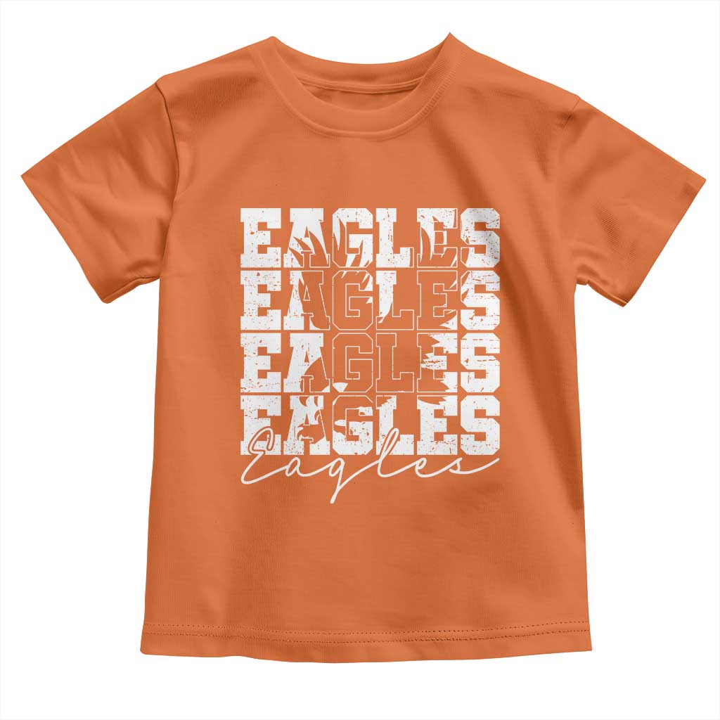 Vintage EF Bird Inspirational Toddler T Shirt 90s Style Classic PFE Fly TS10 Orange Print Your Wear