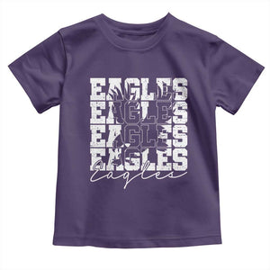 Vintage Eagles Bird Inspirational Toddler T Shirt 90s Style Classic Eagles Fly TS10 Purple Print Your Wear
