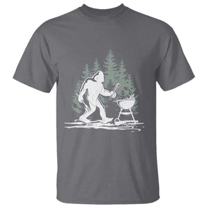 Bigfoot BBQ T Shirt Funny Sasquatch Barbecue Dad Grill Gift TS10 Charcoal Print Your Wear