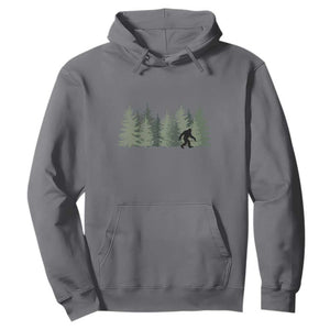 Bigfoot In The Forest Sasquatch Yeti Hoodie TS10 Charcoal Print Your Wear