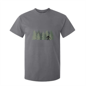 Bigfoot In The Forest Sasquatch Yeti T Shirt For Kid TS10 Charcoal Print Your Wear