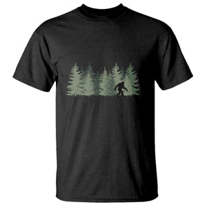 Bigfoot In The Forest Sasquatch Yeti T Shirt TS10 Black Print Your Wear