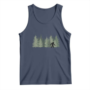 Bigfoot In The Forest Sasquatch Yeti Tank Top - Print Your Wear