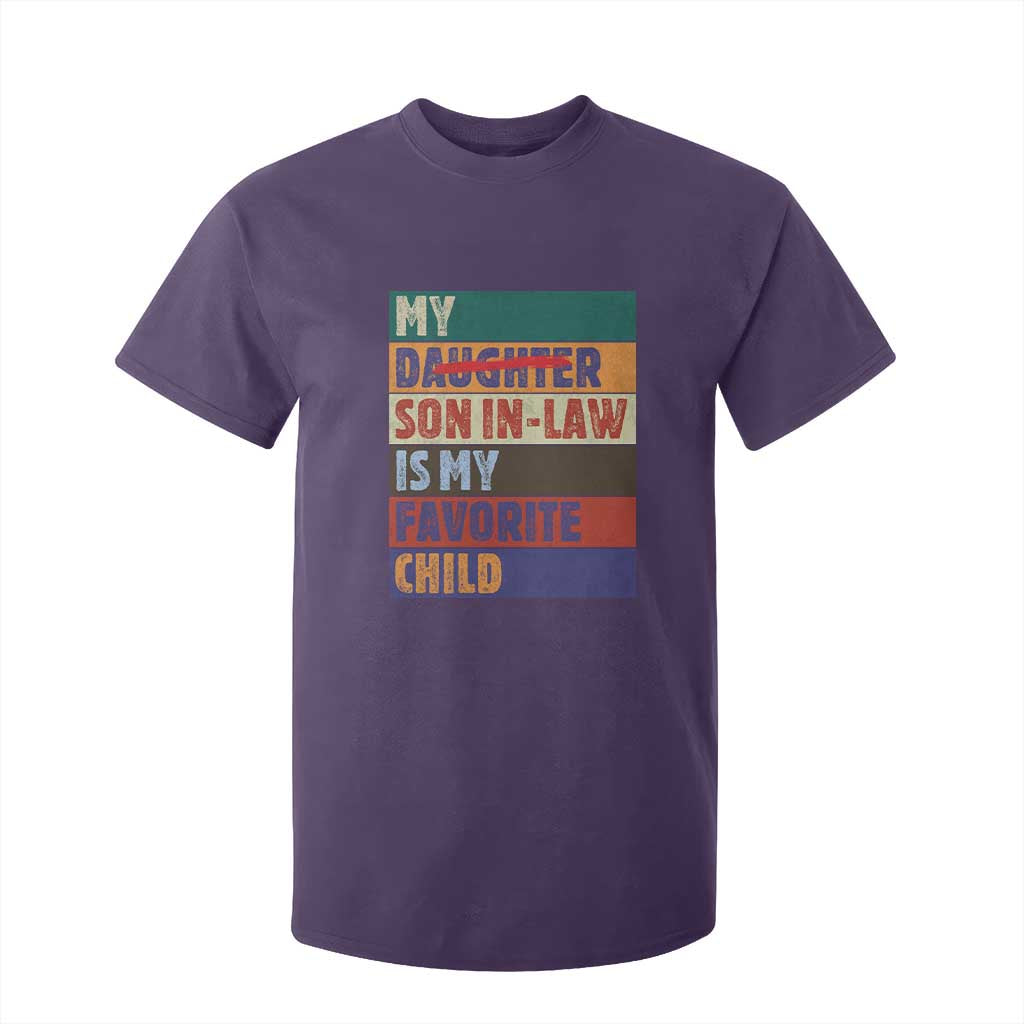 My Son In Law Is My Favorite Child T Shirt For Kid Funny Replaced Daughter TS10 Purple Print Your Wear