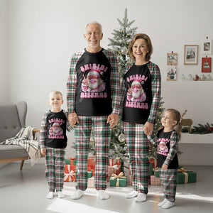 Skibidi Rizzmas Christmas Plaid Pajama Set Rizz Santa Pink Bubble Gum Funny Xmas Girl Kids Gen Alpha TS10 Christmas Plaid Print Your Wear