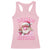 Skibidi Rizzmas Christmas Racerback Tank Top Rizz Santa Pink Bubble Gum Funny Xmas Girl Kids Gen Alpha TS10 Light Pink Print Your Wear