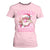 Skibidi Rizzmas Christmas T Shirt For Women Rizz Santa Pink Bubble Gum Funny Xmas Girl Kids Gen Alpha TS10 Light Pink Print Your Wear