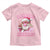 Skibidi Rizzmas Christmas Toddler T Shirt Rizz Santa Pink Bubble Gum Funny Xmas Girl Kids Gen Alpha TS10 Light Pink Print Your Wear