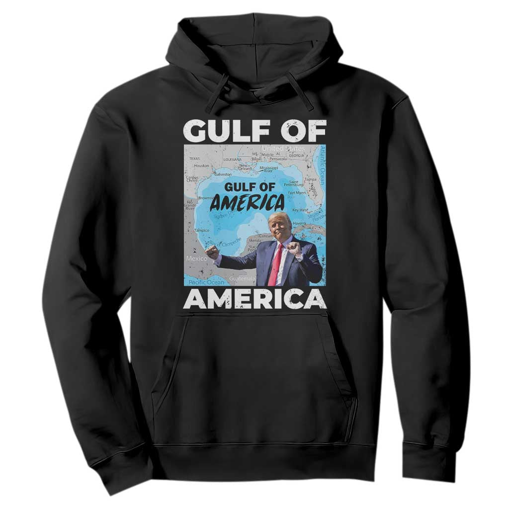 America's Gulf Mexico Hoodie Trump Dancing Funny Map TS10 Black Print Your Wear