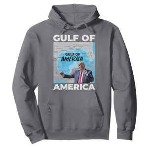 America's Gulf Mexico Hoodie Trump Dancing Funny Map TS10 Charcoal Print Your Wear