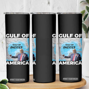 America's Gulf Mexico Skinny Tumbler Trump Dancing Funny Map TS10 Print Your Wear