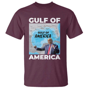 America's Gulf Mexico T Shirt Trump Dancing Funny Map TS10 Maroon Print Your Wear