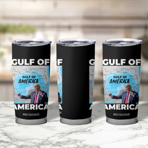 America's Gulf Mexico Tumbler Cup Trump Dancing Funny Map TS10 Print Your Wear