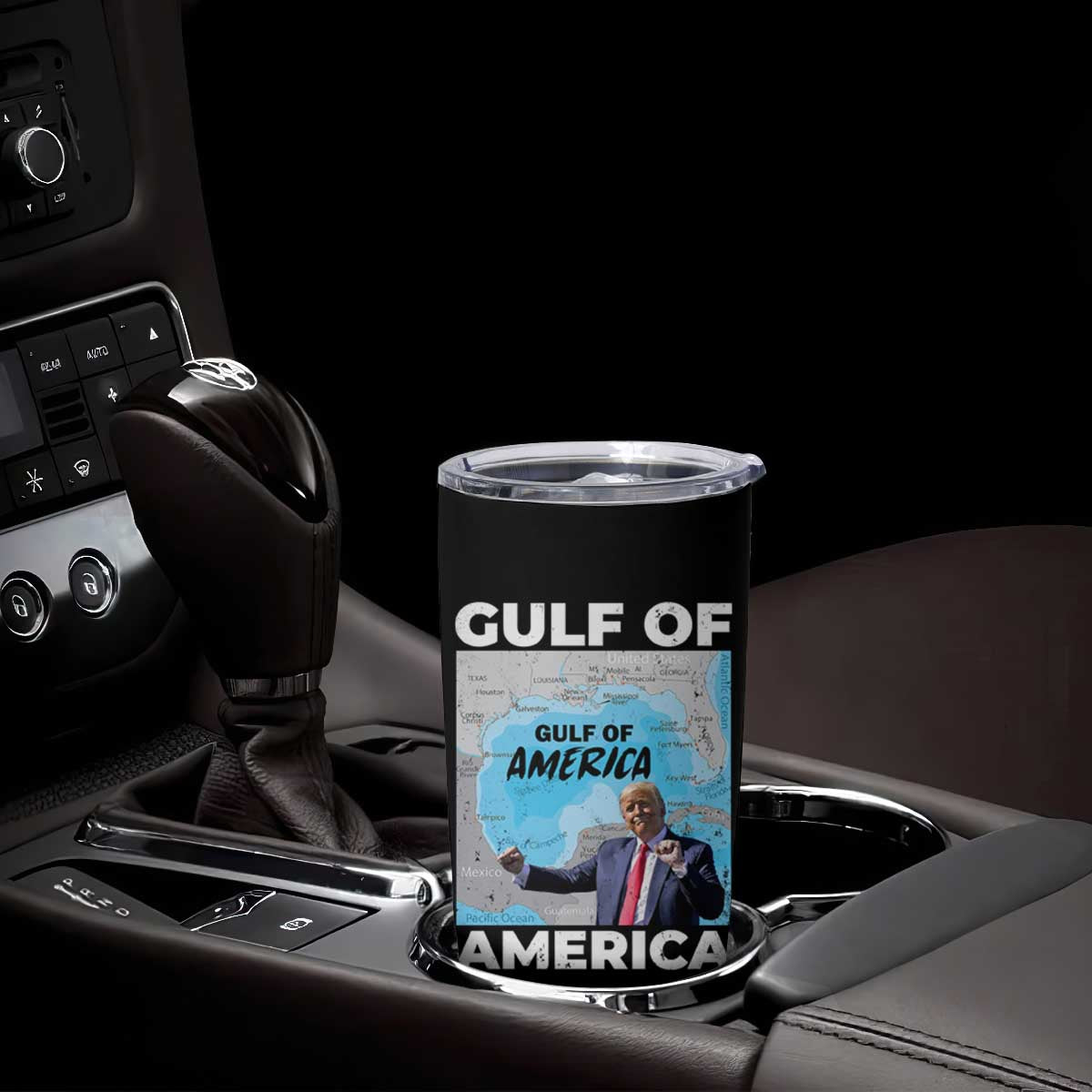 America's Gulf Mexico Tumbler Cup Trump Dancing Funny Map TS10 Print Your Wear