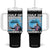 America's Gulf Mexico Tumbler With Handle Trump Dancing Funny Map TS10 One Size: 40 oz Black Print Your Wear