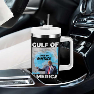 America's Gulf Mexico Tumbler With Handle Trump Dancing Funny Map TS10 Print Your Wear