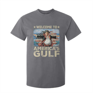 America's Gulf Mexico T Shirt For Kid Presdent Trump Pirate TS10 Charcoal Print Your Wear