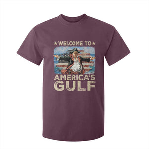 America's Gulf Mexico T Shirt For Kid Presdent Trump Pirate TS10 Maroon Print Your Wear