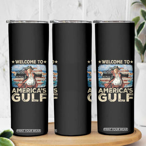 America's Gulf Mexico Skinny Tumbler Presdent Trump Pirate TS10 Print Your Wear
