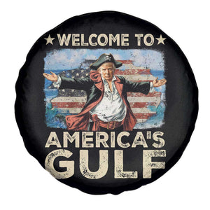 America's Gulf Spare Tire Cover Presdent Trump Pirate TS10 Print Your Wear