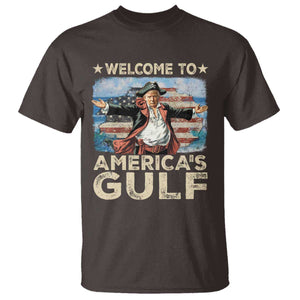 America's Gulf Mexico T Shirt Presdent Trump Pirate TS10 Dark Chocolate Print Your Wear