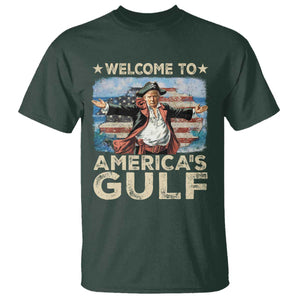 America's Gulf Mexico T Shirt Presdent Trump Pirate TS10 Dark Forest Green Print Your Wear