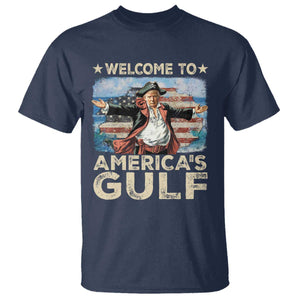 America's Gulf Mexico T Shirt Presdent Trump Pirate TS10 Navy Print Your Wear