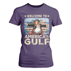 America's Gulf Mexico T Shirt For Women Presdent Trump Pirate TS10 Purple Print Your Wear