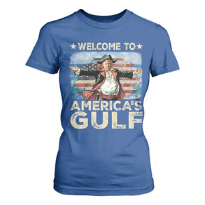 America's Gulf Mexico T Shirt For Women Presdent Trump Pirate TS10 Royal Blue Print Your Wear