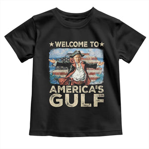 America's Gulf Mexico Toddler T Shirt Presdent Trump Pirate TS10 Black Print Your Wear