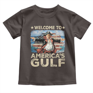 America's Gulf Mexico Toddler T Shirt Presdent Trump Pirate TS10 Dark Chocolate Print Your Wear