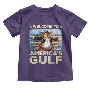 America's Gulf Mexico Toddler T Shirt Presdent Trump Pirate TS10 Purple Print Your Wear