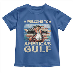 America's Gulf Mexico Toddler T Shirt Presdent Trump Pirate TS10 Royal Blue Print Your Wear