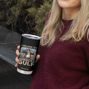America's Gulf Mexico Tumbler Cup Presdent Trump Pirate TS10 Print Your Wear